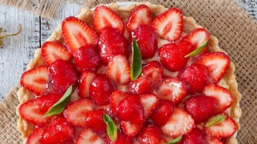 tarte aux fraises